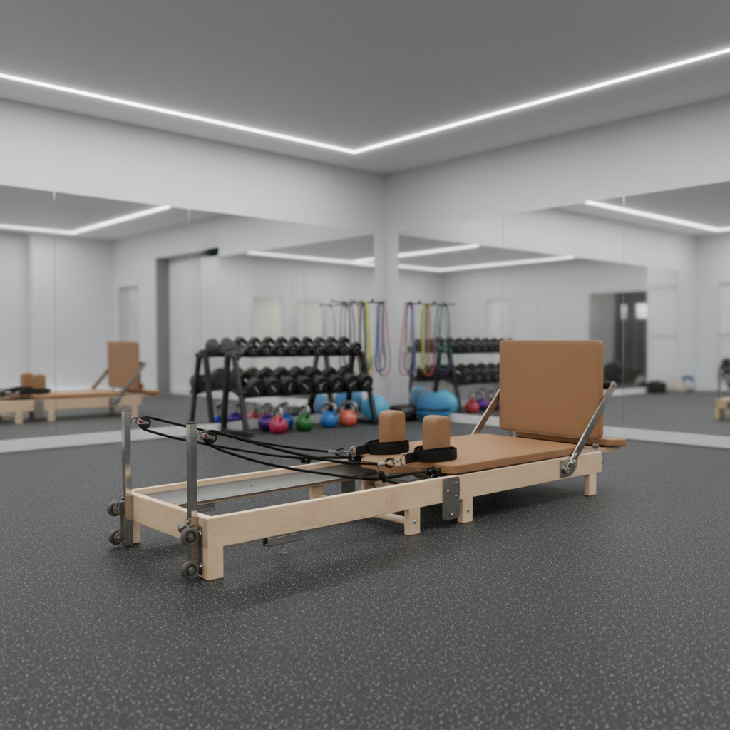 Pilates & Yoga Unleashed International Academy - Maple Foldable Pilates Reformer with Sliding