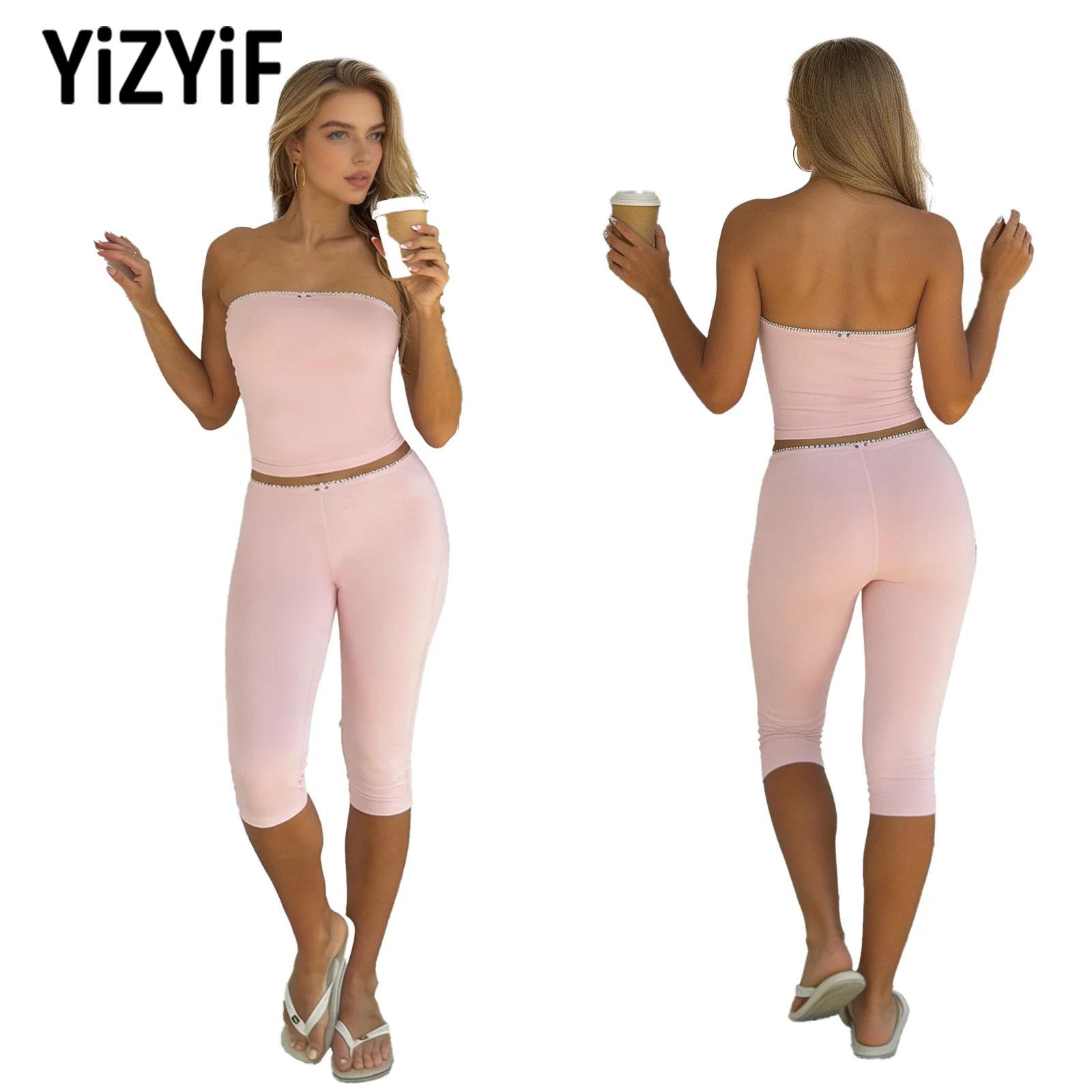 Pilates Is Yoga - Women Yoga Outfit Strapless Tube Top