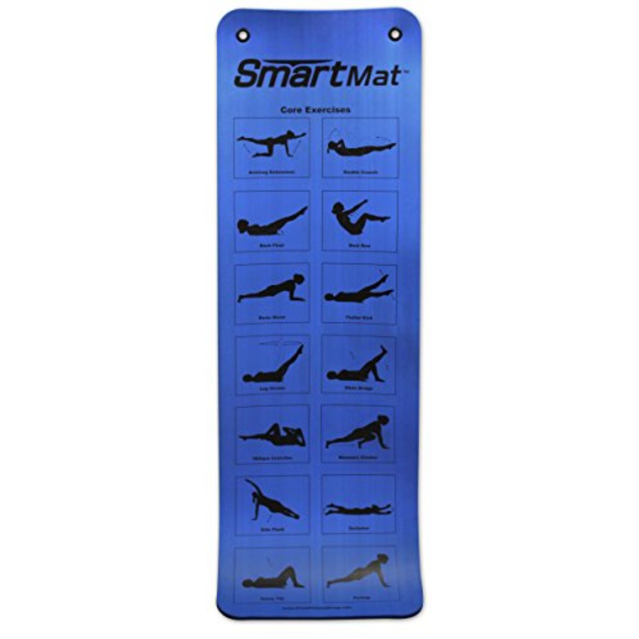Pilates Yoga Mat Thickness - Prism Fitness 16mm Thick Smart Self-Guided