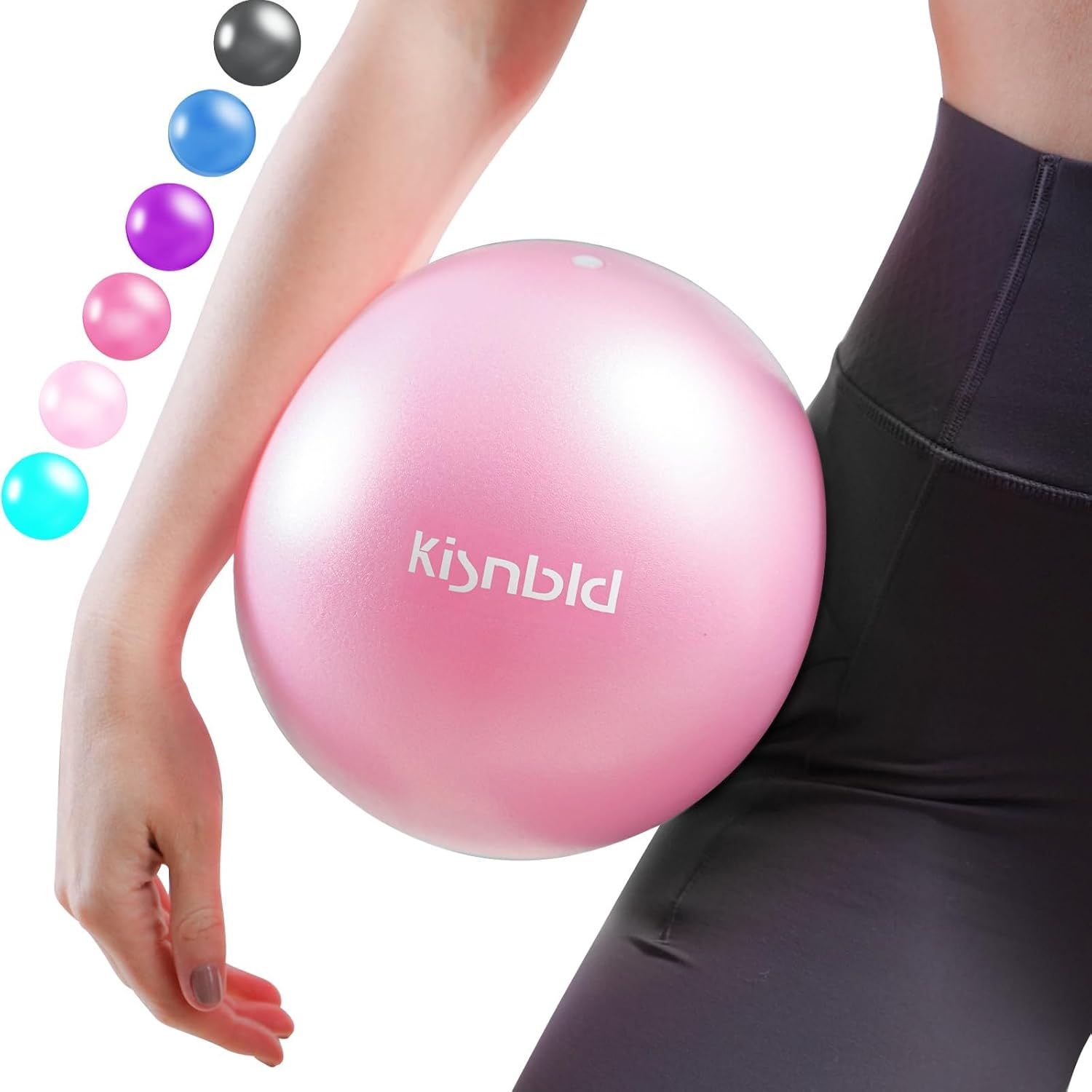 Pilates Ball Mini - 9 Inch Mini Pilates Ball, Anti