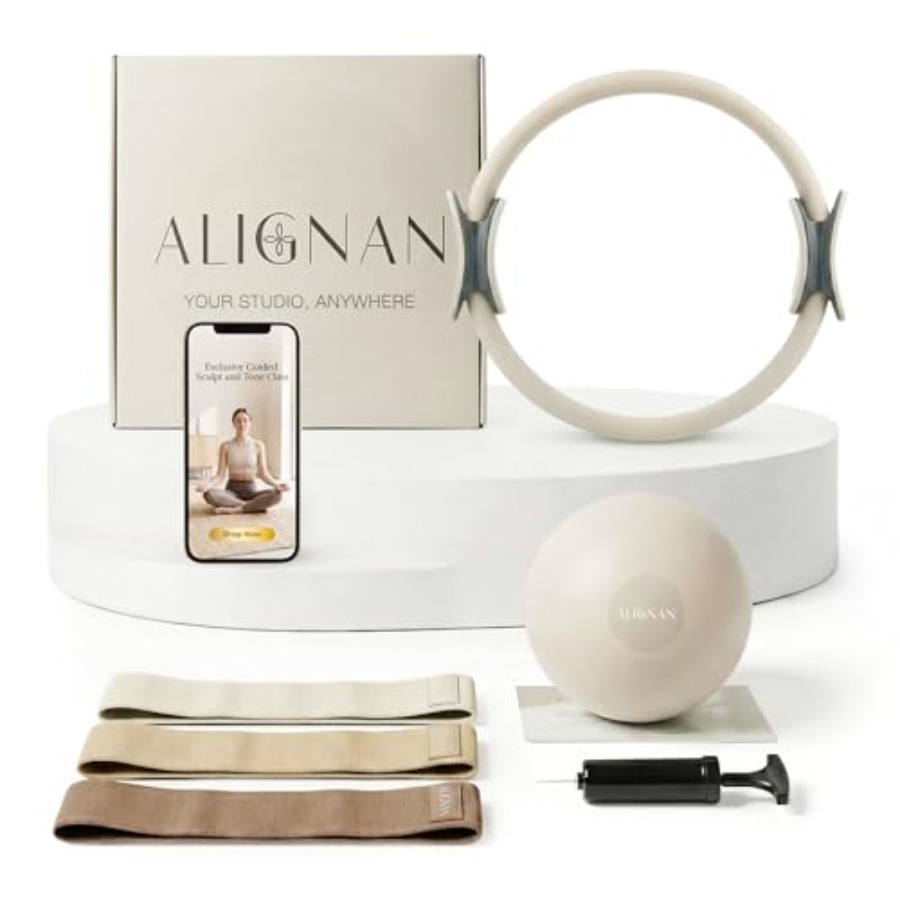 Pilates Ball Mini - Pilates Kit for Home Workouts with
