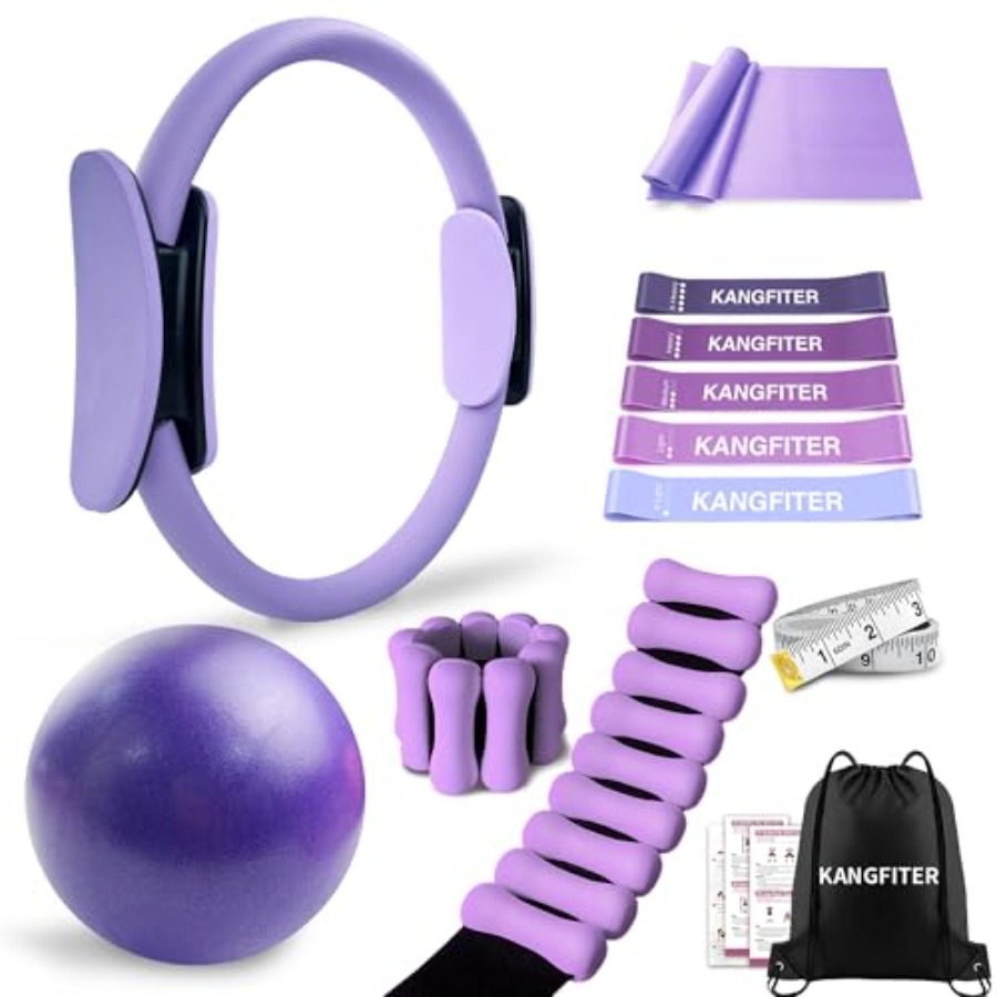 Pilates & Yoga Vertebrasana - Pilates Equipment Kit for Home Workout,