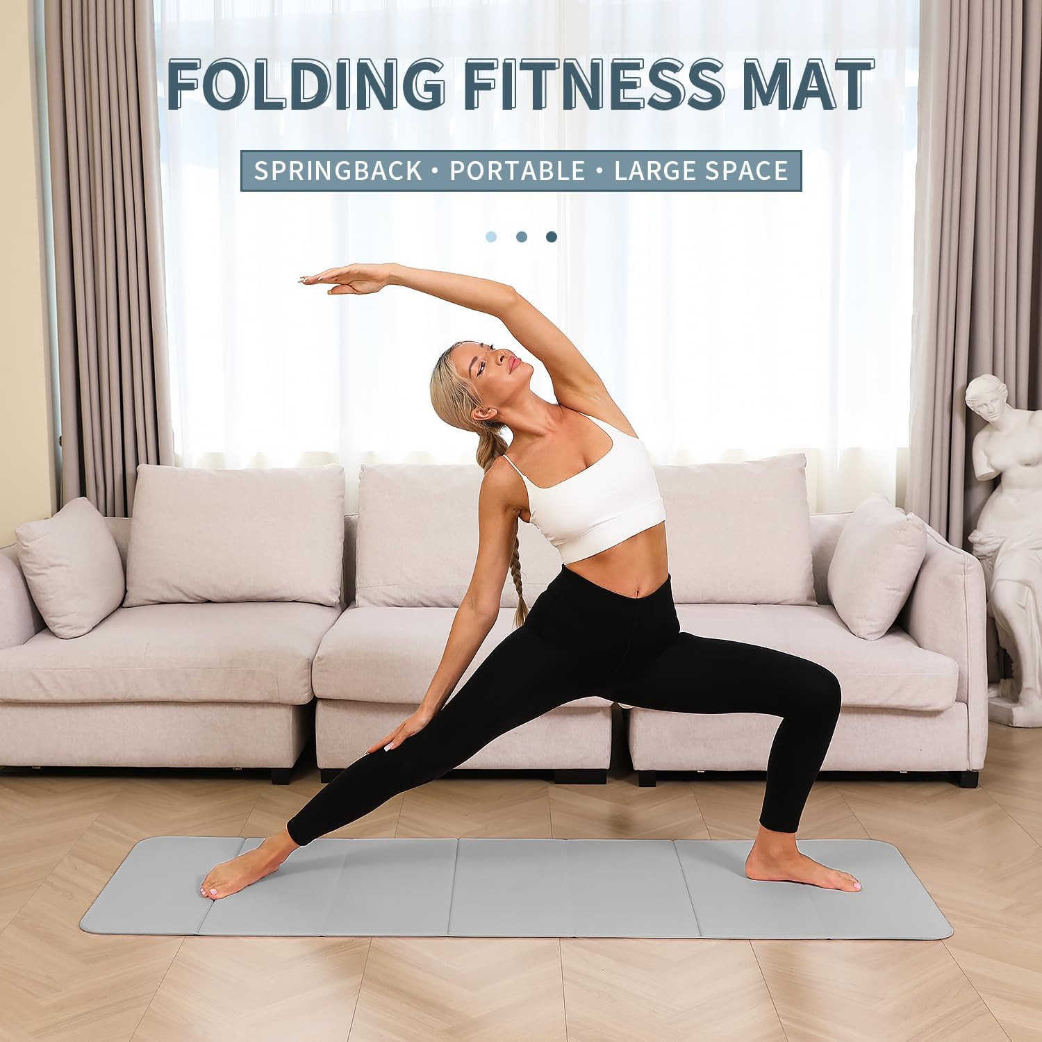 Foldable Yoga Mat 10mm Extra T – обзор и цена Pilates Yoga Mat Thickness