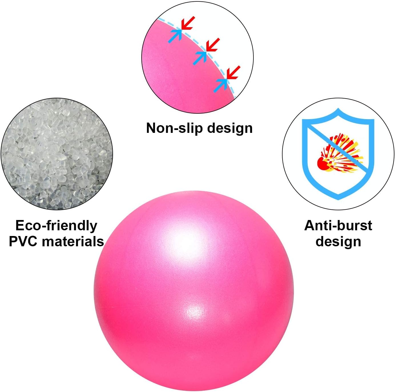2-Pack Mini Pilates Ball 9
