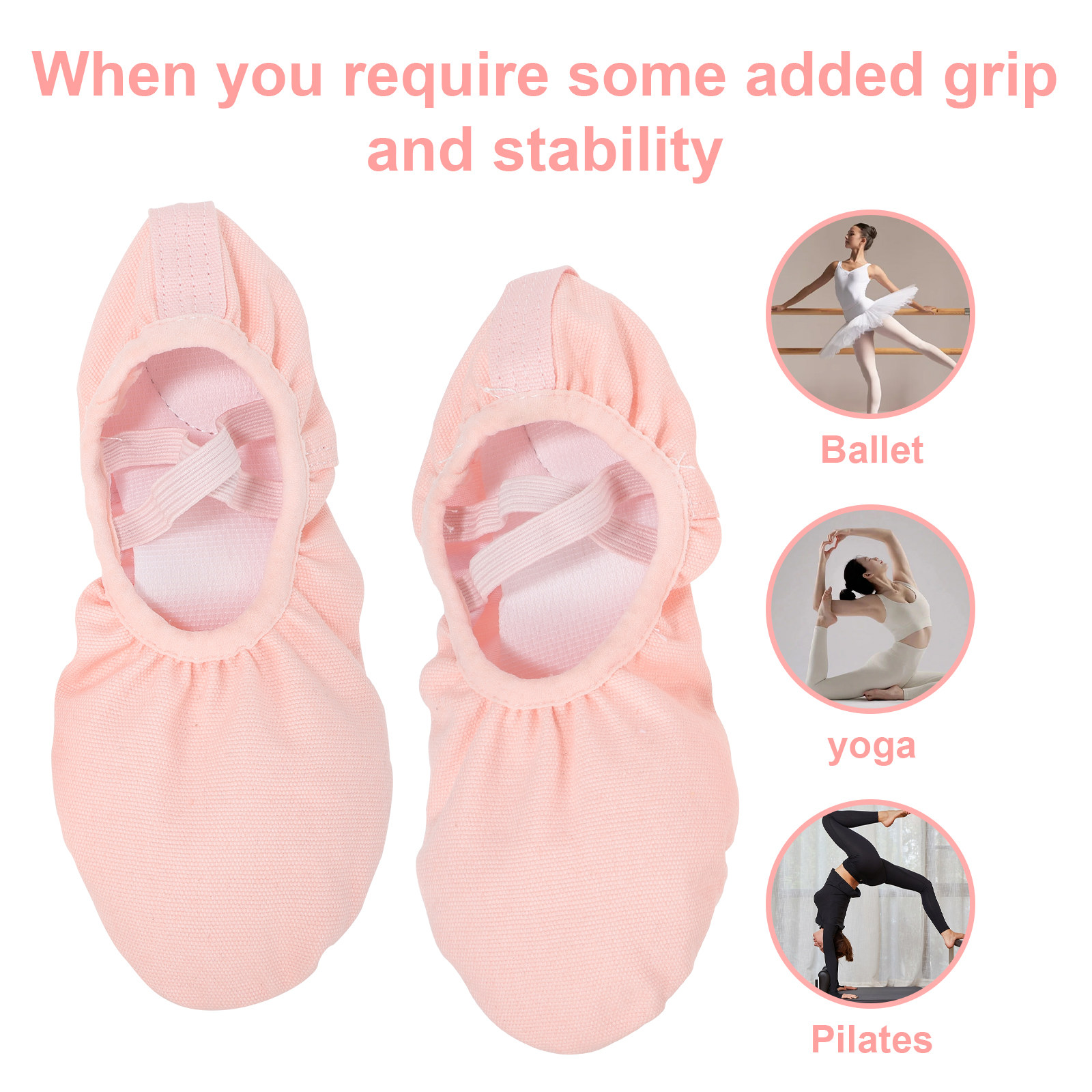 1Pair Ballet Shoes for Girls T – обзор и цена Yoga Pilates Girl