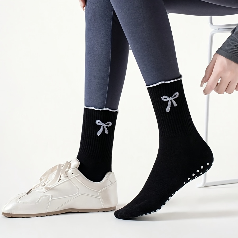 Black long tube sports socks w – обзор и цена Pilates Yoga Youtube