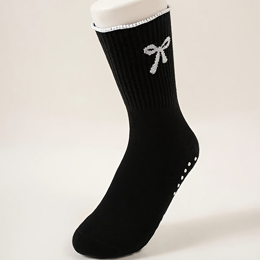 Black long tube sports socks w – обзор и цена Pilates Yoga Youtube