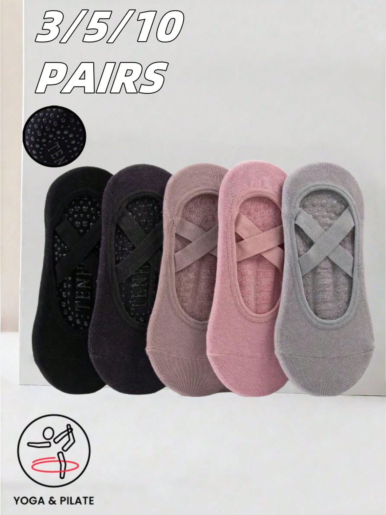 Anti-slip silicone sole yoga s – обзор и цена Pilates Is Yoga