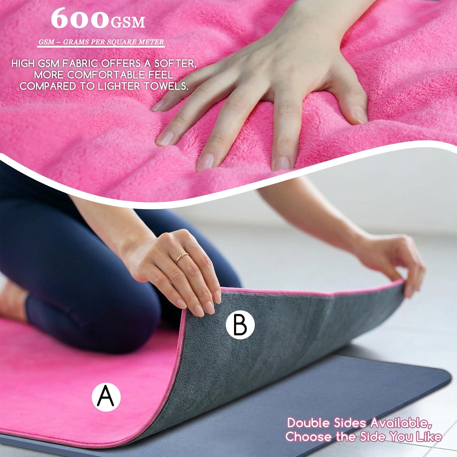 Yoga Mat Towel, Extra Thick 60 – обзор и цена Pilates Yoga Mat Thickness