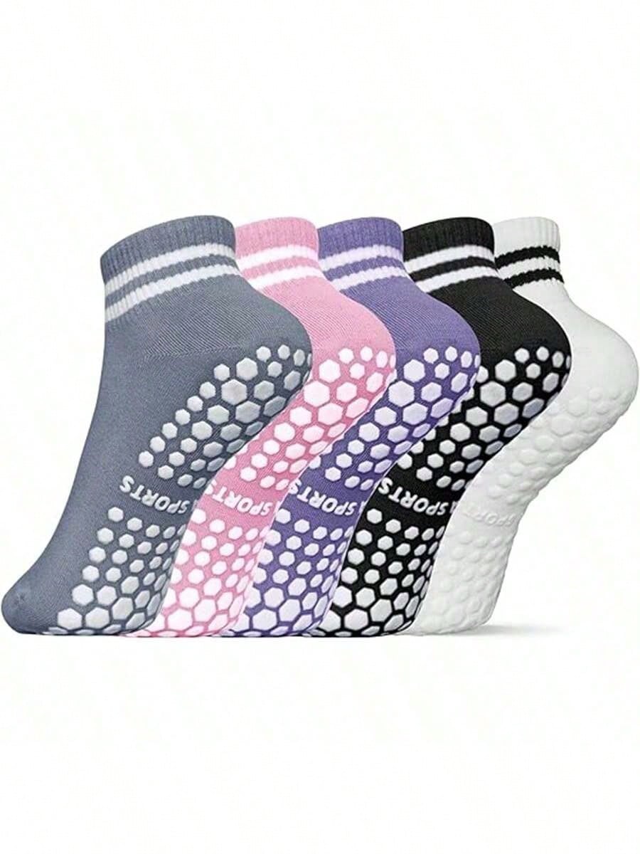 5 Pairs Women Double Stripe No – обзор и цена Pilates Is Yoga