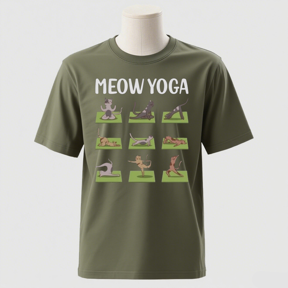 Cat Yoga Shirt Funny Casual Te – обзор и цена Pilates Yoga Instructor