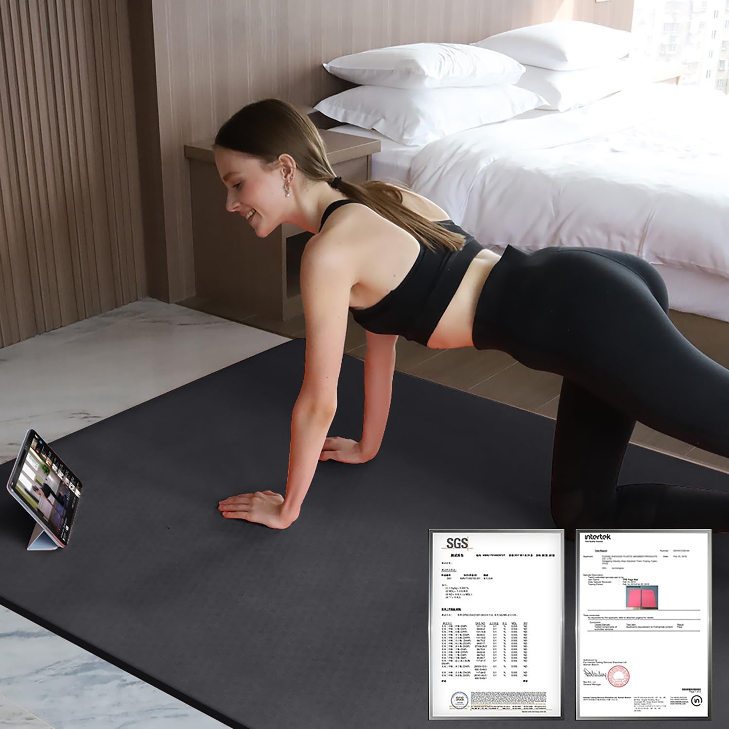 Extra Thick TPE Yoga Mat 6'x4' – обзор и цена Pilates Yoga Mat Thickness