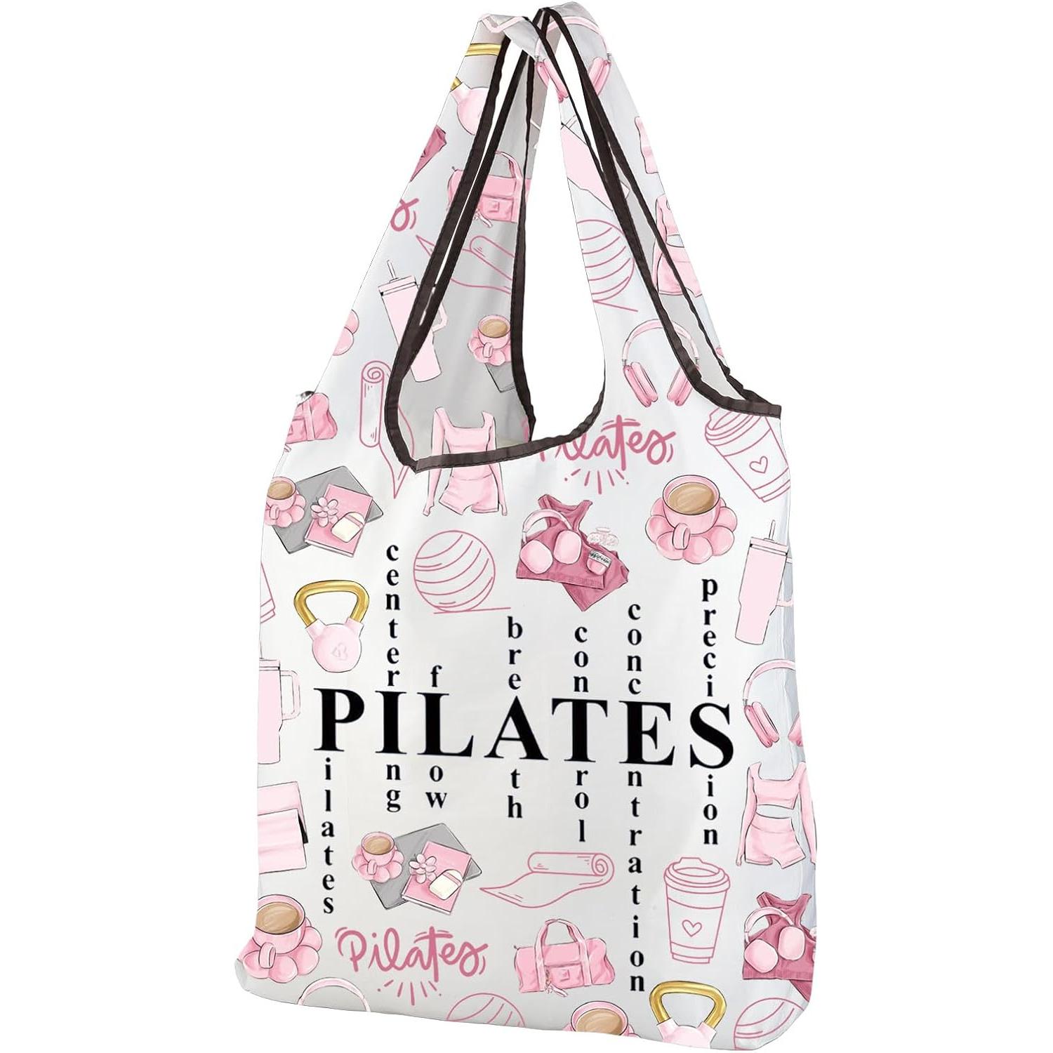 Pink Pilates Tote Bag Gifts fo – обзор и цена Pilates Yoga Instructor