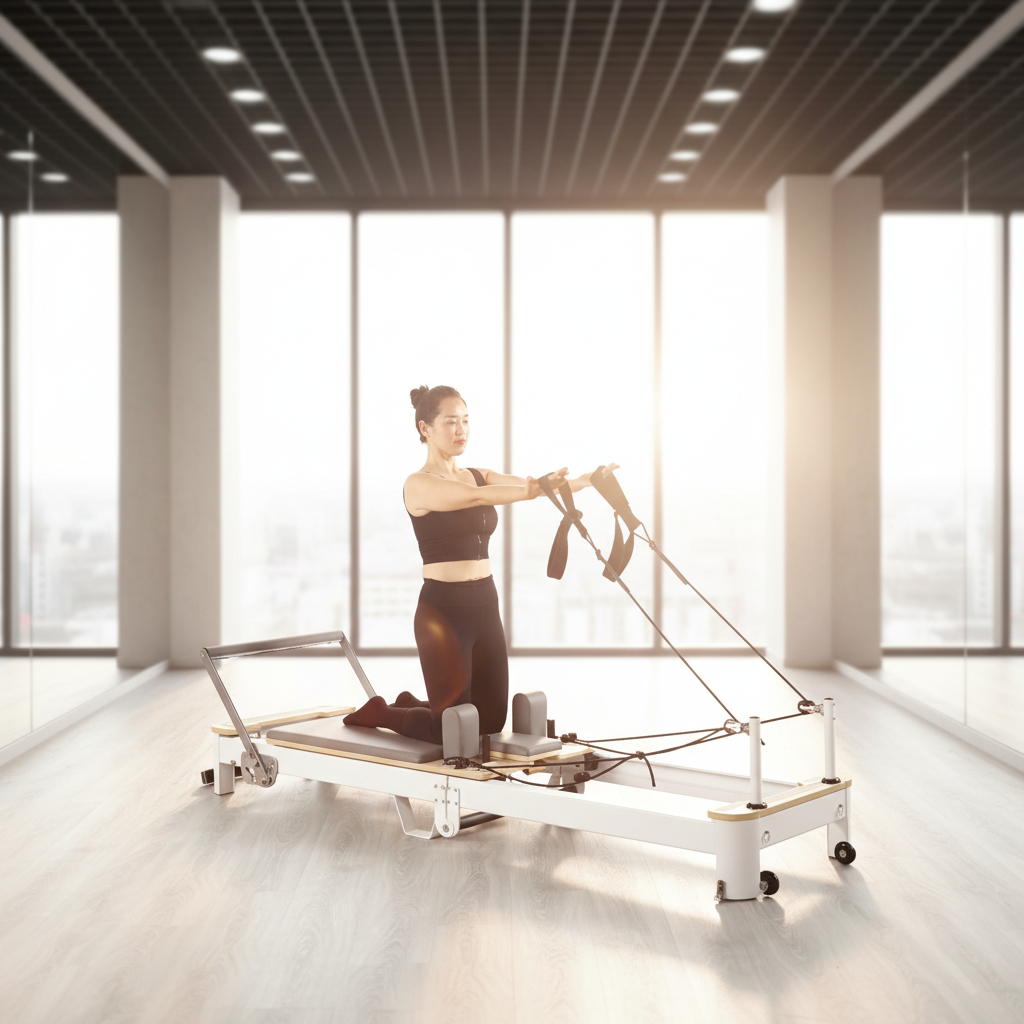 Oak Pilates Reformer, White Al – обзор и цена Pilates & Yoga Unleashed International Academy