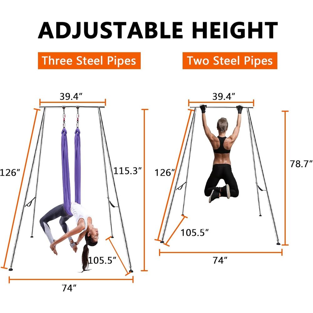 Adjustable Height Aerial Yoga  – обзор и цена Aerial Silk Hammock