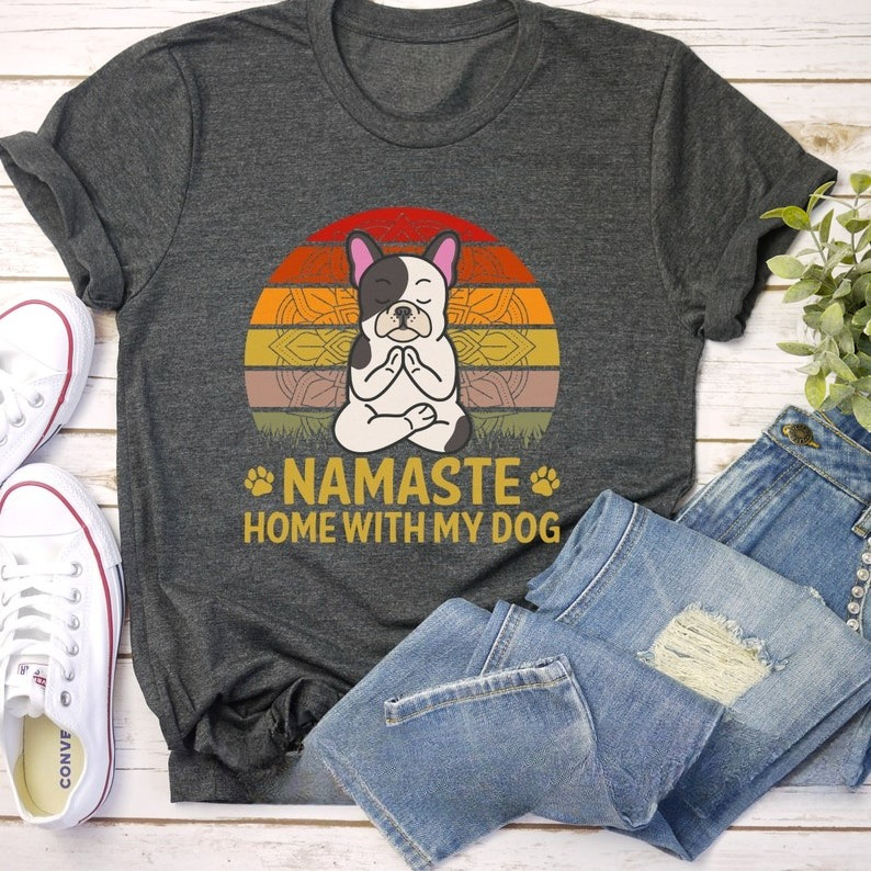 Cute Cartoons Dog Namaste Shir – обзор и цена Pilates Yoga Instructor
