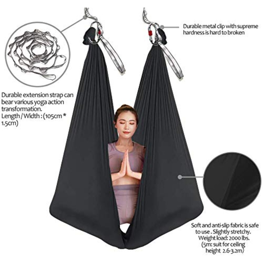 Aerial Yoga Hammock 5M Long Si – обзор и цена Pilates Yoga Aerial