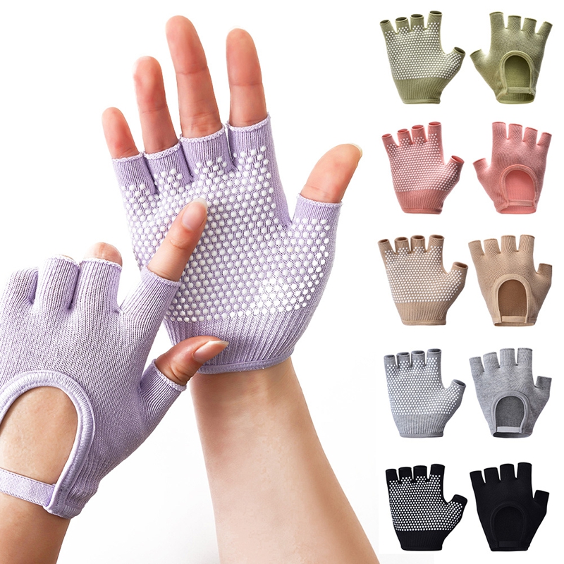 1Pair Half Finger Anti-Slip Yo – обзор и цена Pilates Yoga Aerial