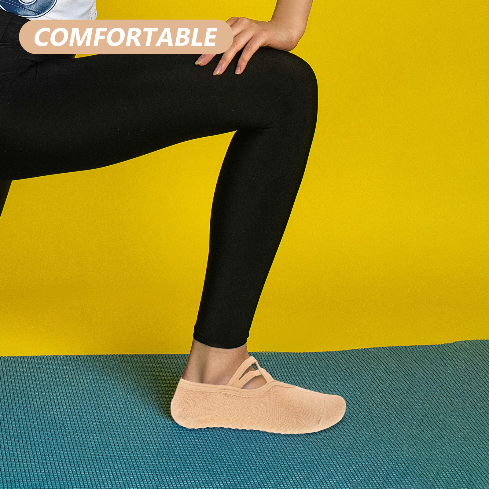 2Pairs Women Yoga Socks Ballet – обзор и цена Yoga Pilates Girl
