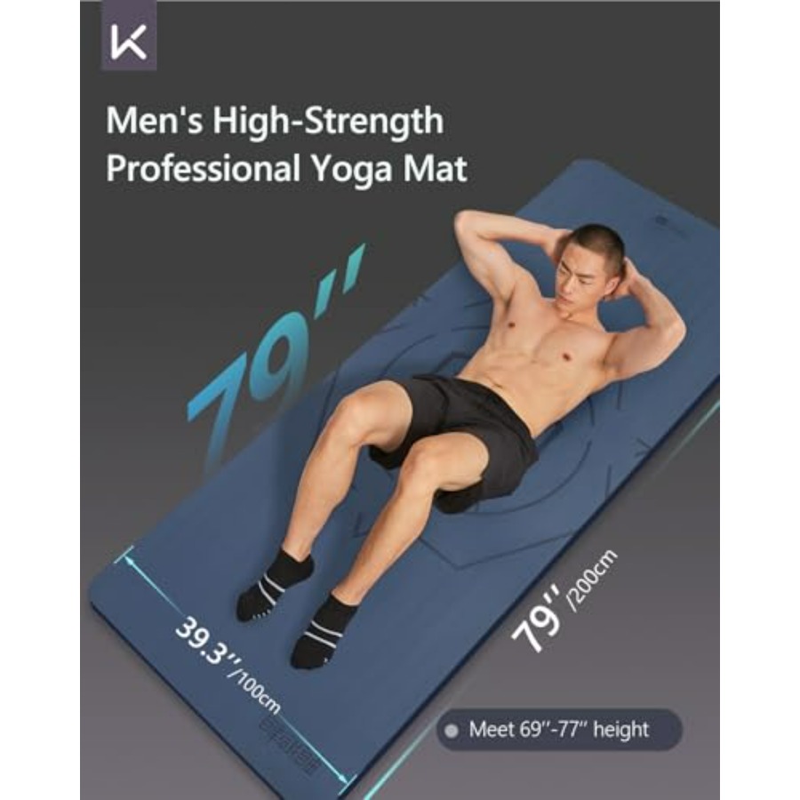 Extra Wide and Long Yoga Mat f – обзор и цена Pilates Yoga Mat Thickness