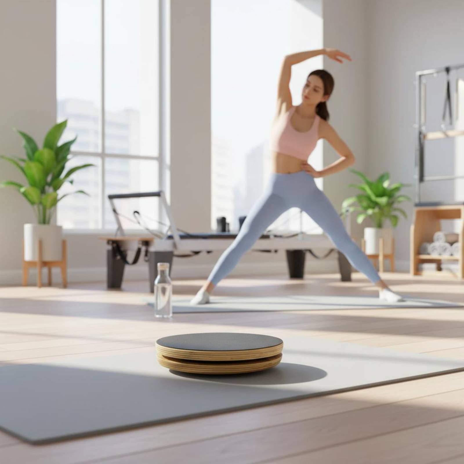 2 Pieces Wooden Pilates Disc S – обзор и цена Pilates & Yoga Vertebrasana